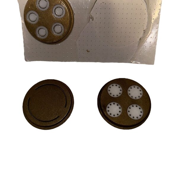 New Cuisinart DPM-3 Deluxe Pasta Maker Round Die Plates Replacement Part - Picture 3 of 4